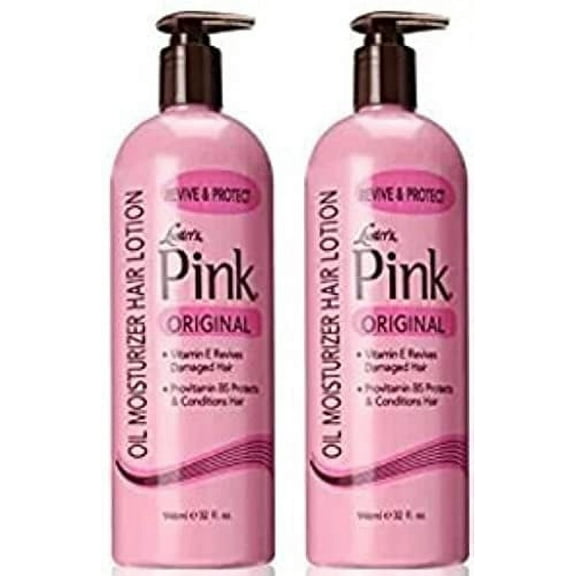Luster's Pink Oil Moisturizer Hair Lotion, 32 Ounce (Packaging may vary) (2 Pack)