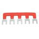 thumbnail image 2 of 10pcs Barrier Fork Type Stripe 400V 25A PVC Copper TB Terminal Strip Block for Household Appliances Construction Sites TB 2505, 2 of 2