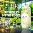 thumbnail image 4 of (4 pack) Olay Lime It Up Body Wash with Notes of Lime and Bergamot, Vitamin B3 and Antioxidant Blend, 22oz, 4 of 13