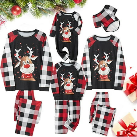 

MLFU Pajama Costume Sets For Boys Girls Men Women Soft 2-Piece Pajama Pants+Top Sleepwear Loungewear