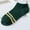 Green, variant on Dyfzdhu Unisex Stripe Fashion Skateboard Sock Comfortable Socks Low Cut Socks