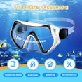 thumbnail image 3 of Conjunto de Snorkel para Niños MELUMILU, Conjunto de Snorkel Seco con Máscara de Buceo Antivaho y Visión Panorámica de 180°, para Niños y Jóvenes de 5 a 15 Años, Color Negro Transparente, 3 of 7
