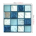 thumbnail image 2 of 60 pegatinas de pared 3D autoadhesivas impermeables DIY para azulejos de mosaico (6), 2 of 8