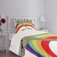 thumbnail image 5 of Ambesonne Sloth Quilted Bedspread Set 2 Pcs, Lazy Days Carefree Sloth, Twin Size, Multicolor, 5 of 6