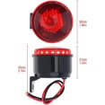 thumbnail image 3 of Alarma de marcha atrás para coche con cable/luz, 105 dB, universal, impermeable, bocina de marcha atrás para coche, alarma de advertencia, zumbador, sirena, 12 V-24 V, 3 of 5