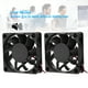 thumbnail image 5 of Starbun Ventilador de refrigeración, 2 Piezas de Accesorio de Impresora 3D Pieza DIY 6015 Ventilador de refrigeración 0.19A 12V 2500-6000 RPM 13CFM, 5 of 5