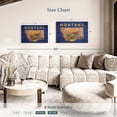 thumbnail image 4 of Elephant Stock State Map Over Montana Flag Wall Art - Horizontal Canvas Wall Art - Living Room Wall Decor - Flags Canvas - Blue And Gold Decor - 36" x 24", 4 of 8
