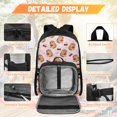 thumbnail image 3 of KUIFORTI Cherry Capybara Bookbag and Lunch Box, 4 Piece Kids Backpack Set for Boys Girls Elementary School, Cool School Bag with Pencil Pouch Water Bottle Sleeve Back to School Essentials Gifts, 3 of 7