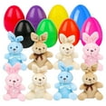 thumbnail image 2 of Pascua huevo y felpa Juego de juguetes Bunny Decoración de Pascua Decoración decorativa Diseño de la escena del regalo ideal Favores de la fiesta de l 8 set, 2 of 10