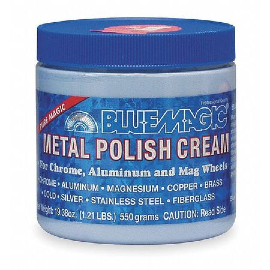 BLUE MAGIC 500-06 Metal Polish Cream,Size 19-3/8 oz.,Tub - Walmart.com
