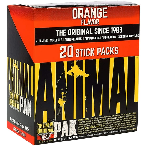 Universal Nutrition Animal Pak Stick Dietary Supplement - 20-Pack - Orange Universal Nutrition Animal Pak Stick Dietary Supplement - 20-Pack - Orange