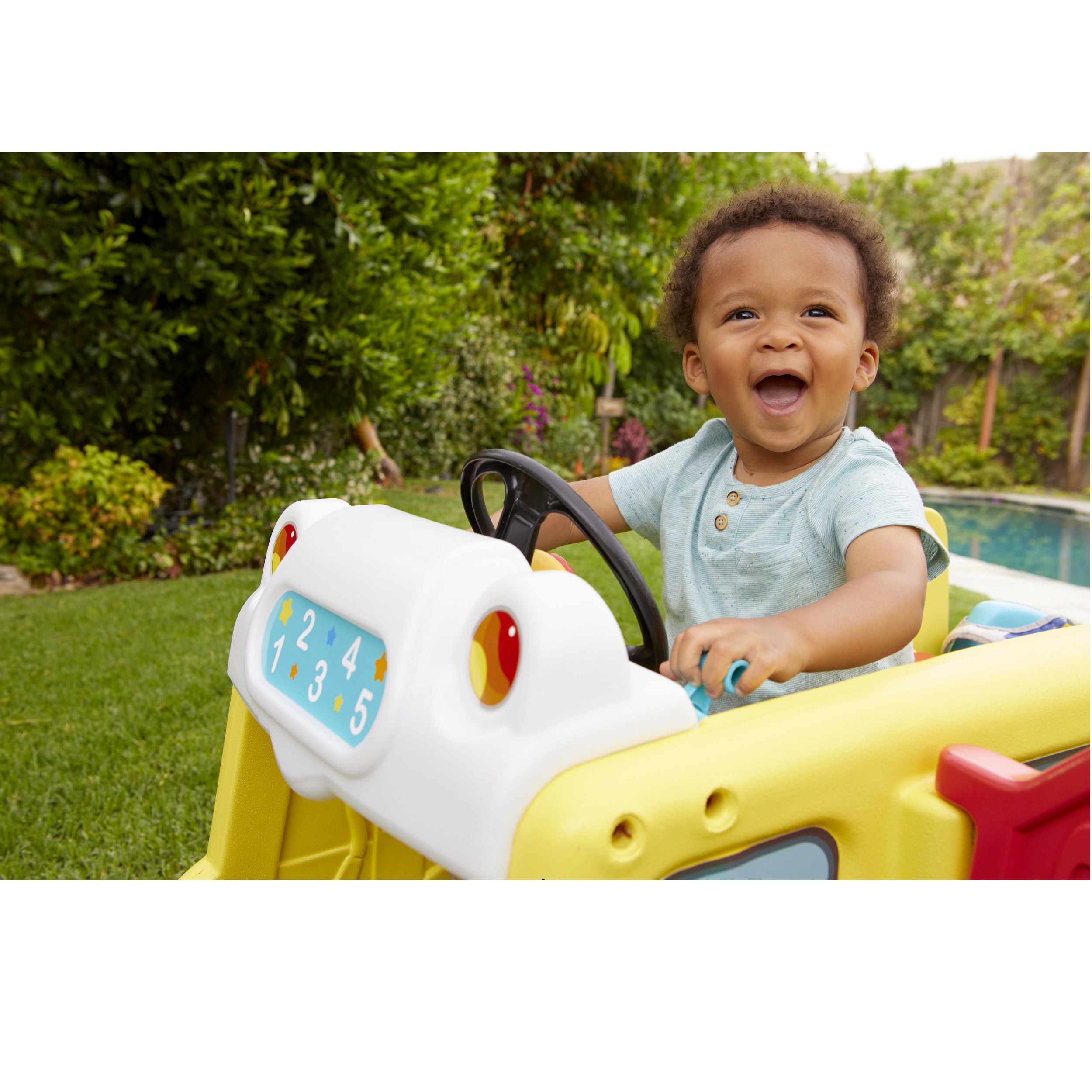 little tikes school bus climber