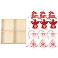 thumbnail image 2 of Linda Decoración Navideña, Colgante Colgante De árbol Fácil De Usar De 5,3x5,3x0,7 Pulgadas, Decoración Navideña Para Decoración Del Hogar, 2 of 7
