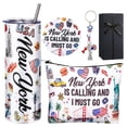 thumbnail image 1 of Set de regalo Sieral New York Travel, 5 unidades, para mujer, con bolsa de maquillaje, 1 of 6
