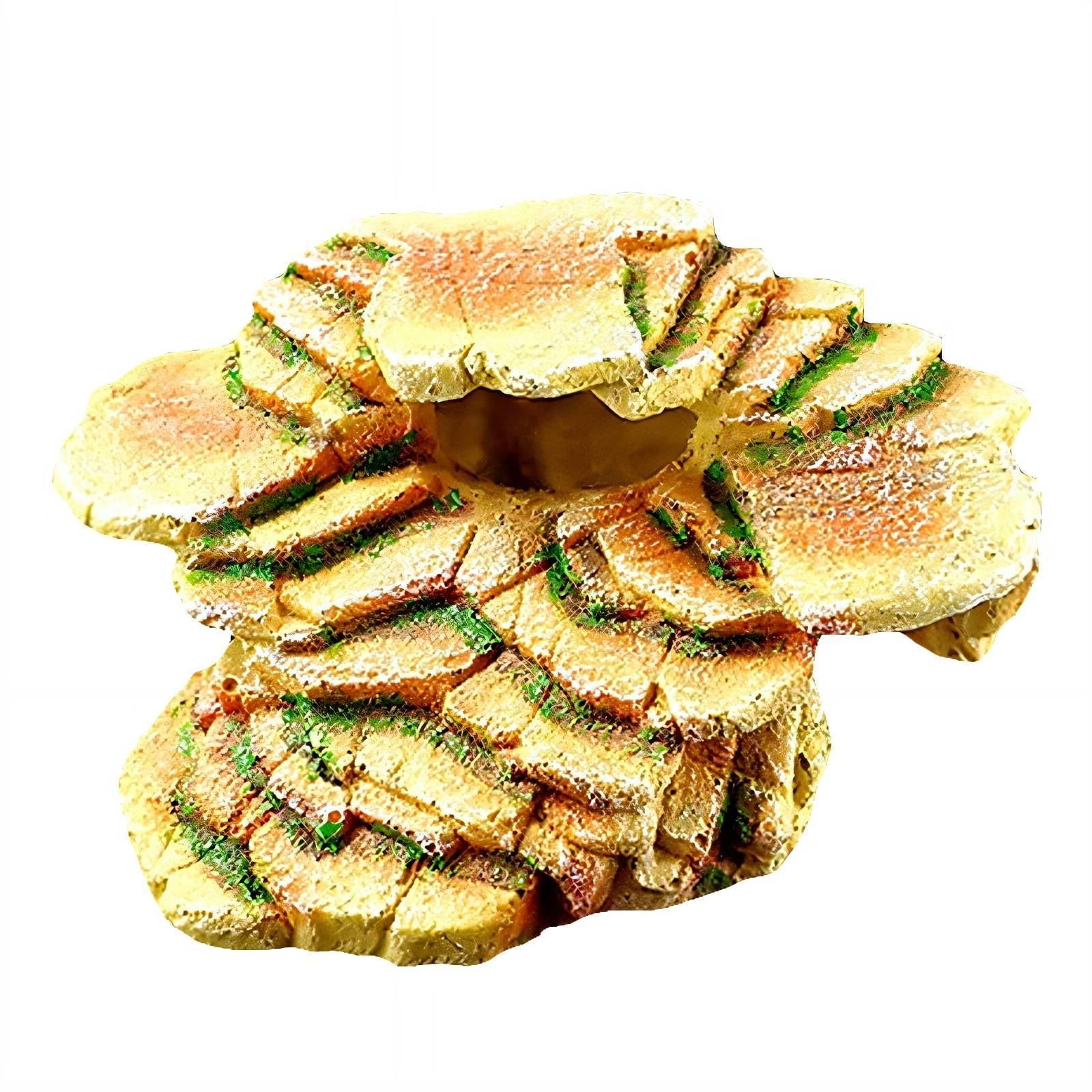 BESTSKY Reptile Habitat Accessories Turtle Tank Decorative Ornament Reptile Hide Aquarium Decoration Ornament Snake Tank Accessories Shape4