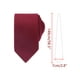 thumbnail image 2 of INSPIRE CHIC Conjunto de Pañuelo de Bolsillo para Hombre Corbata Sólida Colorida Conjuntos de Pajaritas Pre-atadas para Invierno Fiesta Burdeos, 2 of 6