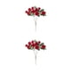 thumbnail image 2 of Ramo de flores artificiales Inteprter rosas de eucalipto 2Conjunto color Rojo, 2 of 6
