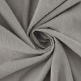 thumbnail image 4 of Archaeo Rideau à Languettes Torsadées en Coton Lavé 52 x 63, Gris Argenté, 4 of 8