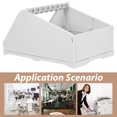thumbnail image 3 of FUTUREORYY thermal printer stand Thermal Printer Paper Holder White Spacesaving for Home 1Pack, 3 of 8
