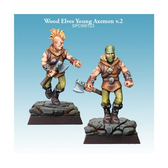 Spellcrow Wood Elf Young Axemen v.2 New