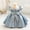 Blue, variant on Newborn Girls Wedding Bridesmaid Birthday Party Pageant Baptism Dress, Sizes 6M-3T