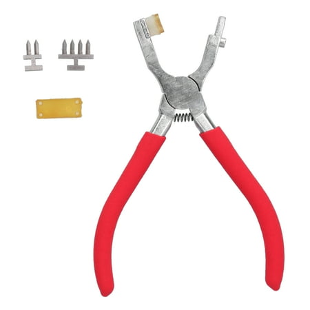 

Leather Punching Pliers High Carbon Steel DIY Manual Rhombus Hole Puncher Hand Tools