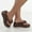 Coffee, variant on Kelly And Katie Sandals Women Outdoor Flat Anti-Slip Slippers Casual Beach Slippers Large Size Shoes Strappy Heel Sandals on Clearance