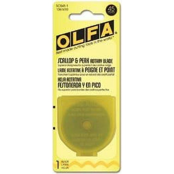 Bulk Buy: Olfa Rotary Blade Refill 45mm Scallop SCB45-1 (2-Pack)