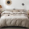 thumbnail image 3 of Juego de funda de edredón MooMee Bedding 100% algodón lavado Super Queen, 3 of 6