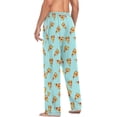 thumbnail image 6 of FREEAMG Pizza Slice Pajama Pants for Men, Men's Separate Bottoms, Comfortable Sleep Lounge Pj Pants, 6 of 7