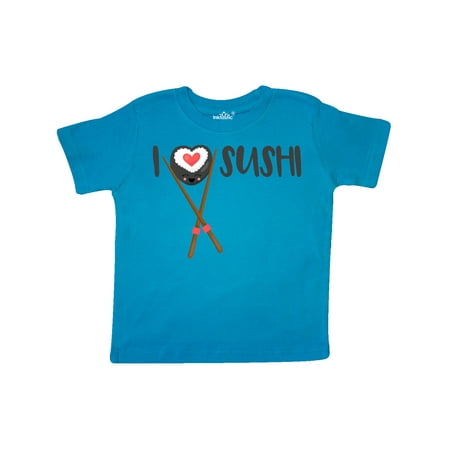 

Inktastic Kawaii I love Sushi Gift Toddler Boy or Toddler Girl T-Shirt