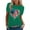 Green, variant on 4th of July Shirt Women's Casual Printing O-Neck Loose Short Sleeve T-Shirt Pullover Tops(Grey,M)