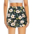 thumbnail image 4 of Goofa Flowers Printed Women 2 in 1 Running Shorts,Quick Dry Athletic Workout Shorts,High Waisted Athletic Shorts with Liner Pockets-, 4 of 9