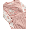thumbnail image 6 of Millie & Myles Infant Pants Set - Baby Clothes for Boys and Girls with Bib and Long Sleeve Bodysuit, 6 of 7