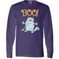 thumbnail image 3 of Inktastic Boo with Mummy Cat Long Sleeve T-Shirt, 3 of 5