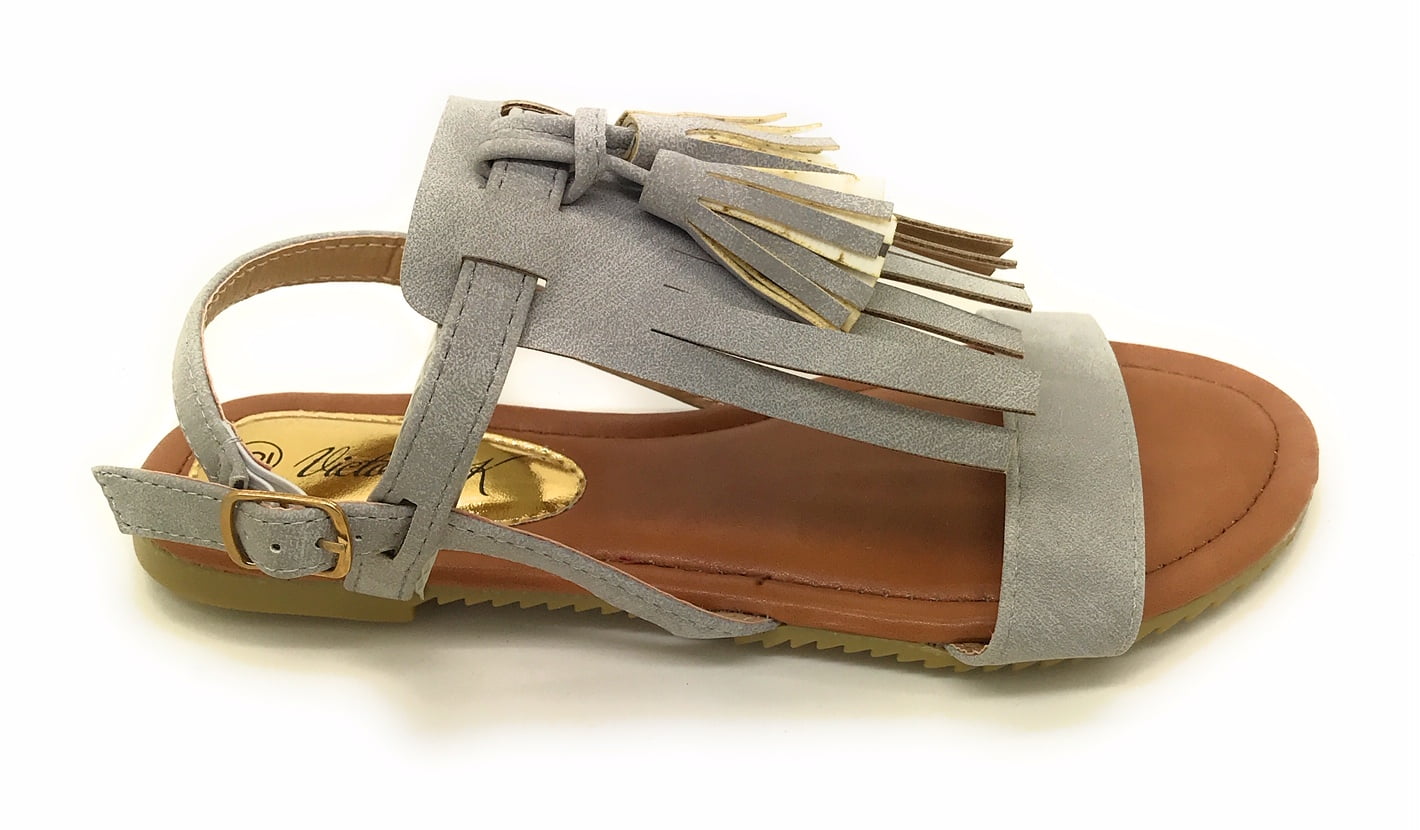 Victoria K Fringes And Tassels Sandals (Women)