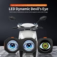 thumbnail image 5 of Lámpara de Ojo de para Motocicleta, Bicicleta Eléctrica, Luz Trasera, Espejo Retrovisor, Modificación, Control por Aplicación, LED, Atmósfera Dinámica, A, 5 of 5