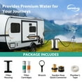 thumbnail image 7 of iSpring CW21-PF 2-Stage RV Water Filtration System, SGS-Tested PFAS Removal, High-Capacity Tankless Design, Durable 3/4" Lead-Free Brass Connectors for RV Campers, 7 of 7