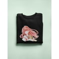 thumbnail image 3 of Anime Girl Tsundere Look Sweatshirt Women -Image by Shutterstock, Female 3X-Large, 3 of 4