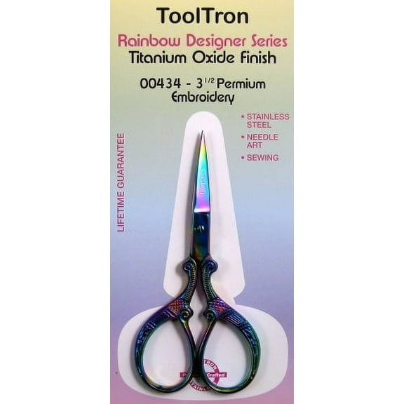 Tooltron Premium Embroidery Scissors, 3.5 Inch