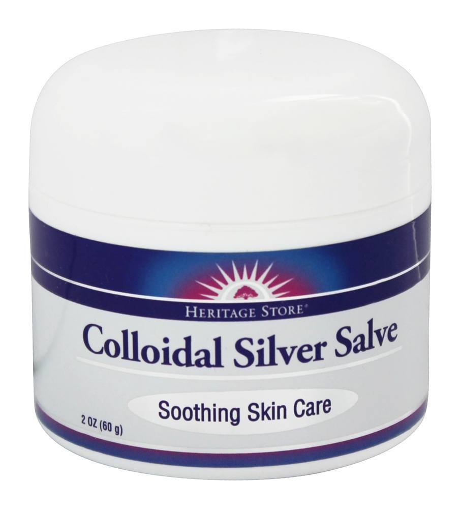 Heritage Colloidal Silver Salve 2 oz.