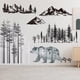 thumbnail image 1 of Adhesivo adhesivo Outus Mountain Forest Bear 30 x 90 cm, 1 of 7