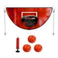 thumbnail image 2 of funtasica Mini Trampoline Basketball Hoop Waterproof Easy Installation Basketball Rack red, 2 of 7