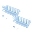 thumbnail image 1 of Oleegame 2PC Shower Soap Dish With Hook Kitchen Drainage Shelf Multifunctional Dishwashing Sponge Storage Rack Blue, 1 of 2