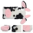thumbnail image 6 of FONDOTIN Fuzzy Girly Phone Case Cartoon Cow Protective Shell Compatible with S20 FE 5G, 6 of 8