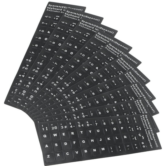 10 Sheets Sticker Keyboard Labels Stickers Affordable