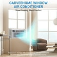 thumbnail image 6 of CazToi 8,000 BTU Smart Window Air Conditioner with App Control Cools 350 Sq.Ft 3 Fan Speeds Remote 11.4 CEER, 6 of 10