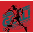 thumbnail image 4 of "Goal!" Soccer Sports Youth Red Crew Neck Short Sleeve Tee-Small, 4 of 4