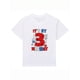 thumbnail image 1 of Boy & Girl Cartoon T Shirt, Birthday, School Day, Grade up Gift, Soft Cotton Crew Neck Short Sleeve Blue T Shirt, 1 of 6