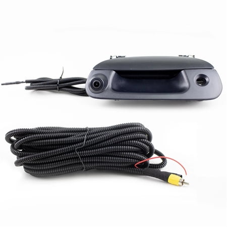 FYUU Rear View Backup Camera Kit with Wire & Tailgate Handle For Ford F150 F250 1997-2006